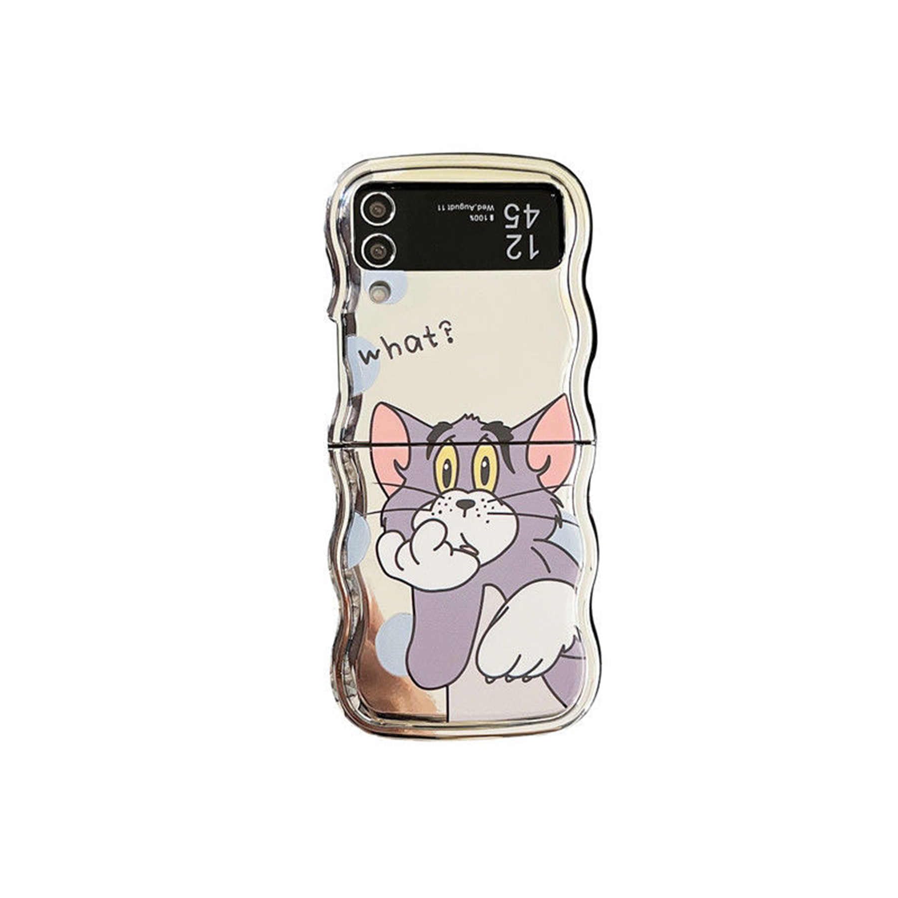 Amazon.co.jp: SKINMATCH galaxy zflip5 ケース トムとジェリー